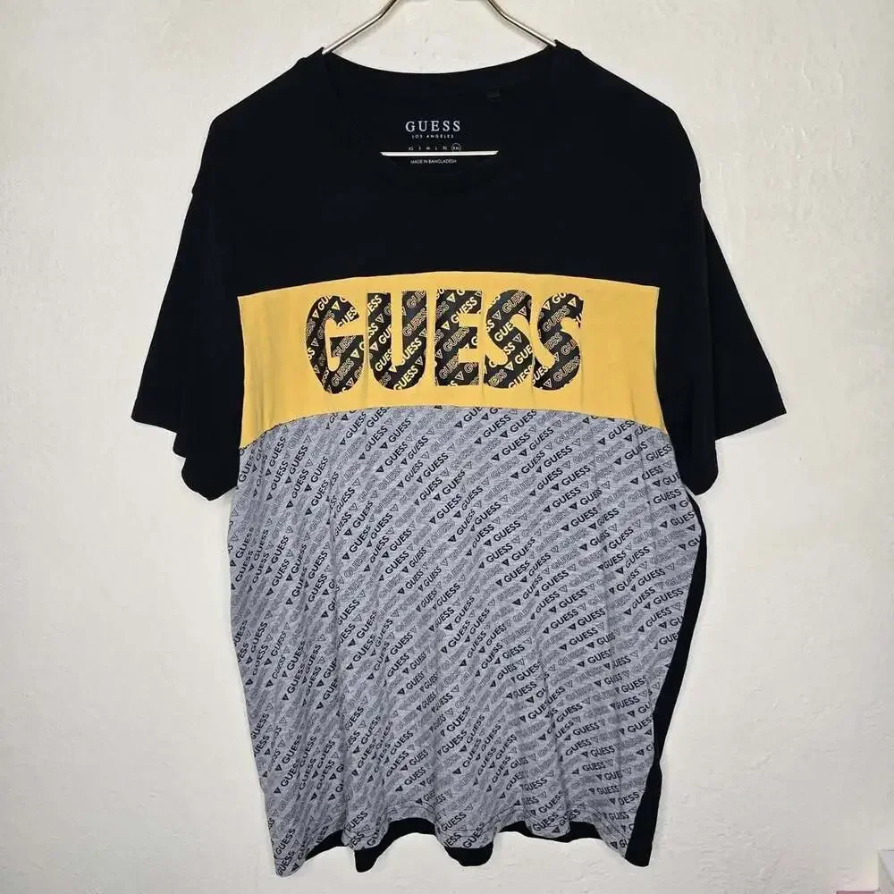 Guess Los Angeles Colorblock Logo T-Shirt - Picture 5 of 7
